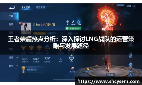 王者荣耀热点分析：深入探讨LNG战队的运营策略与发展路径